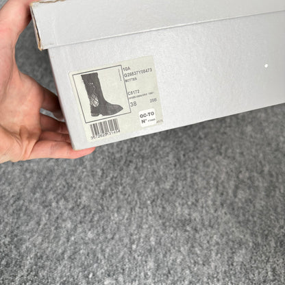 Chanel Black Suede Leather Coco Cocoon Boots by Karl Lagerfeld