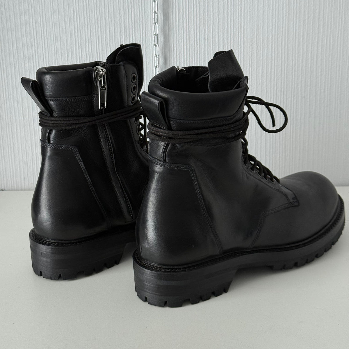 Rick Owens Black Army Boots