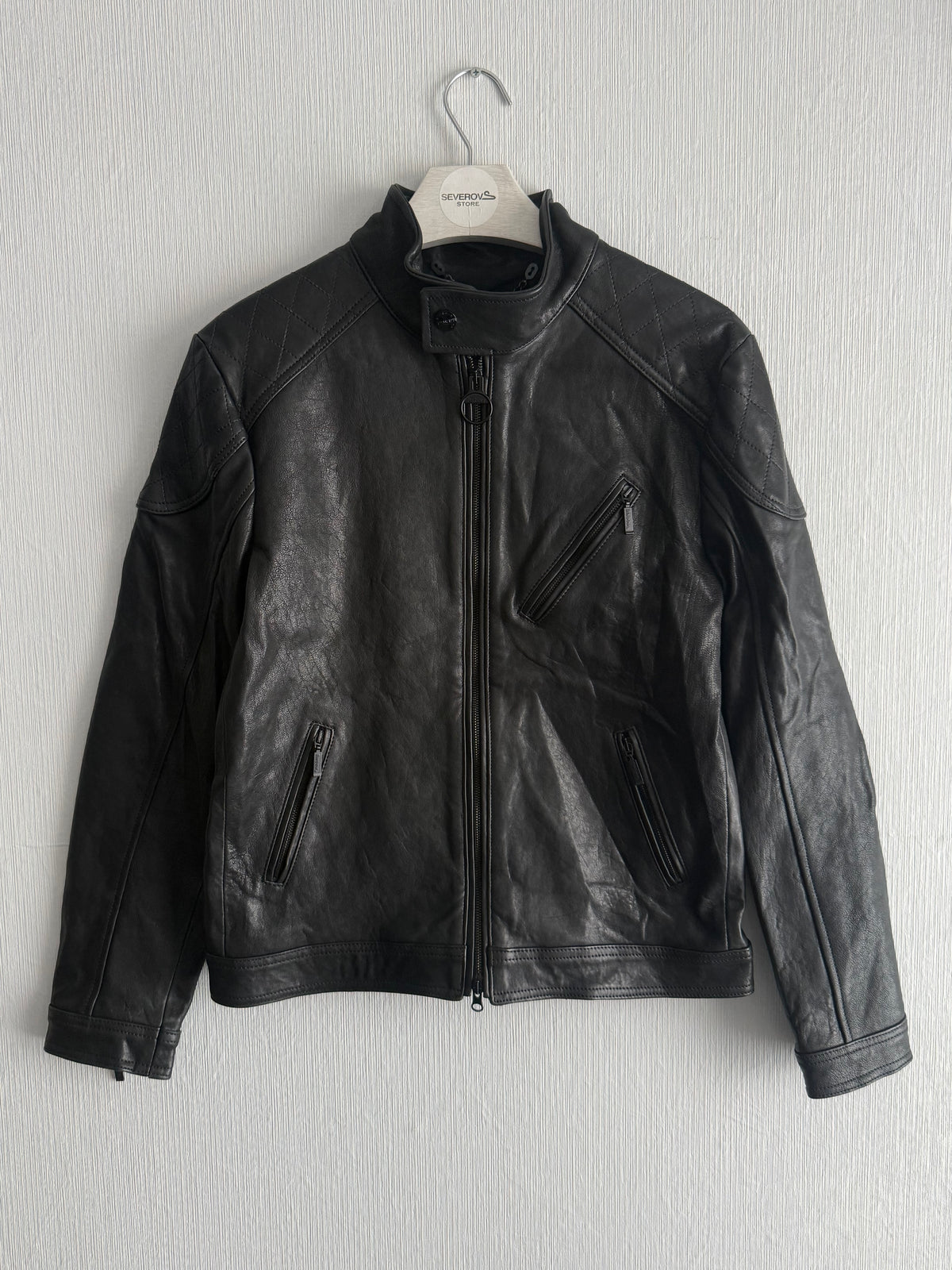 Barbour Triumph Racer Leather Jacket