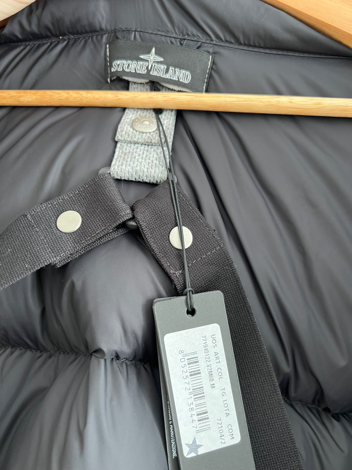 Stone Island Shadow Project Textile Non-Woven Poly Down Grey Jacket