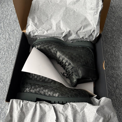Timberland Woven Premium 6-Inch Boots for Men in Dark Green