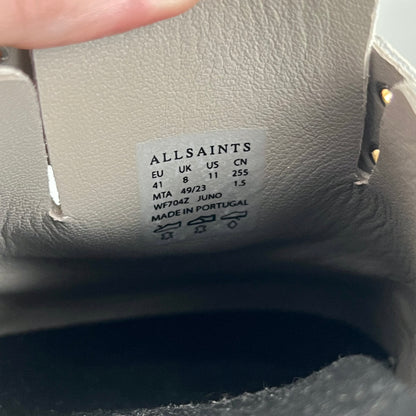 All Saints Juno Mule in Parchment White