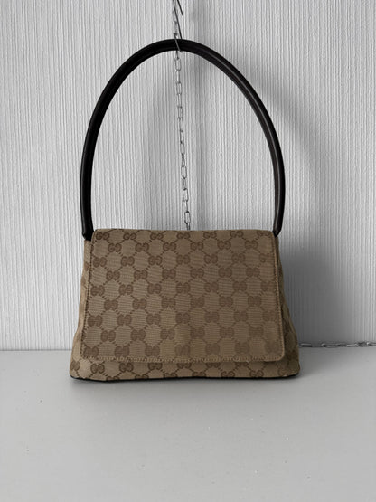 Gucci GG Canvas Looping Shoulder Bag