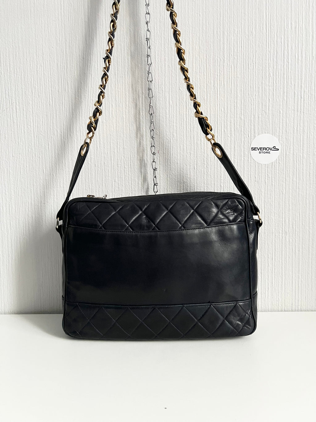 Chanel Vintage 1991 Diamond-Quilted Shoulder Bag