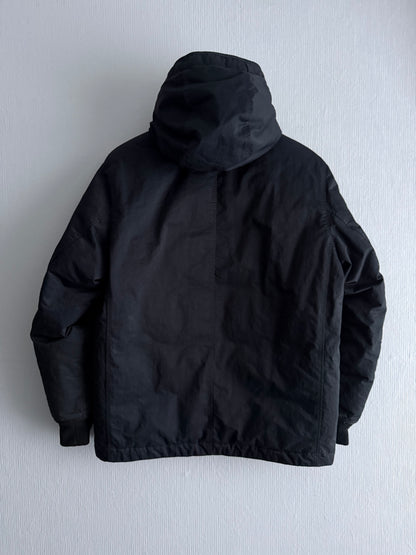 Stone Island AW22 Down Balaclava Jacket Opaque Nylon Twill Black