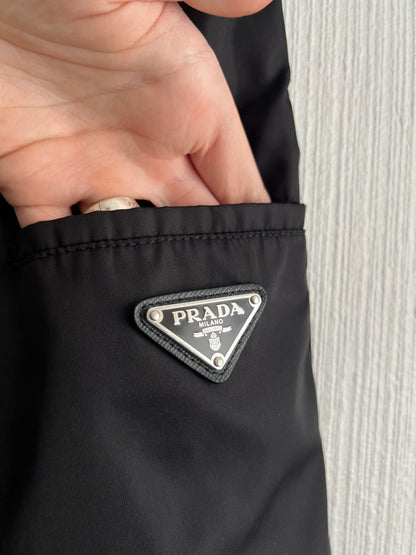 Prada Milano 2019 Nylon Gabardine Baggy Shorts