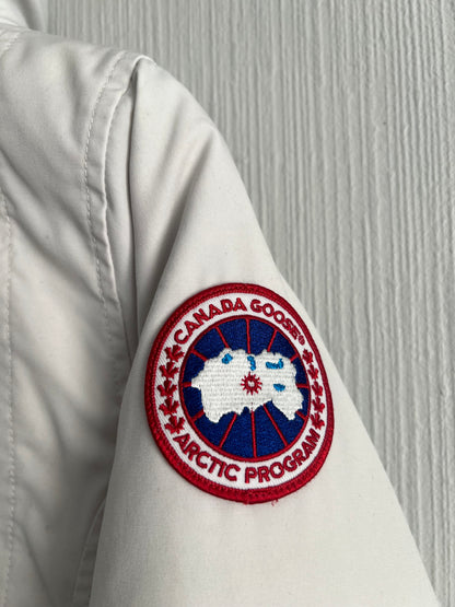 Canada Goose Ladies Kensington Parka Jacket in White