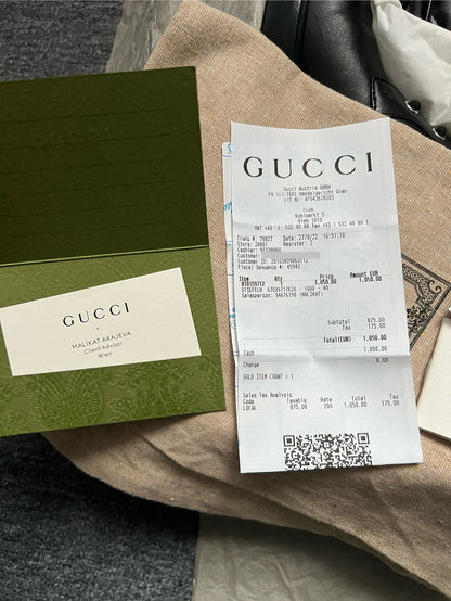 Gucci Marmont Double G Black Womens Ankle Boots