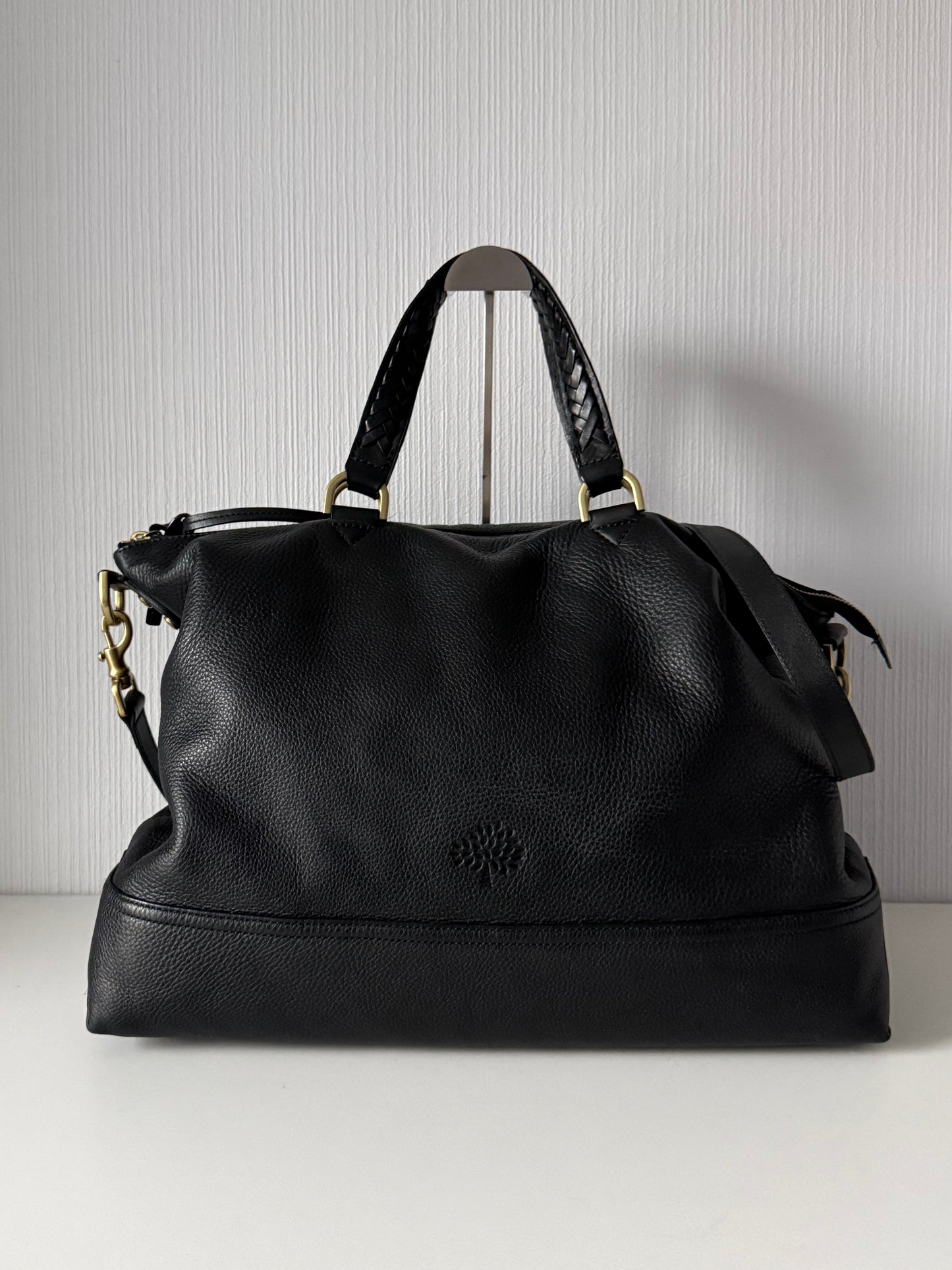 Mulberry Effie Tote Bag in Black Leather