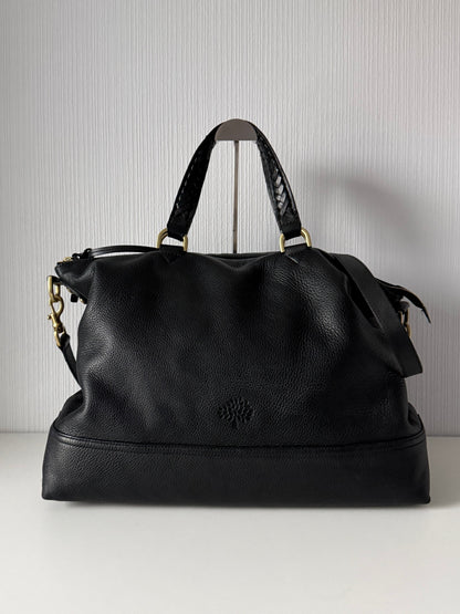 Mulberry Effie Tote Bag in Black Leather