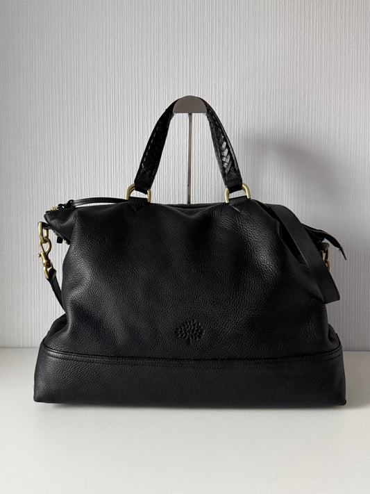 Mulberry Effie Tote Bag in Black Leather