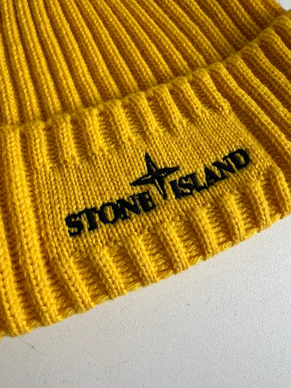 Stone Island Cotton Beanie Hat