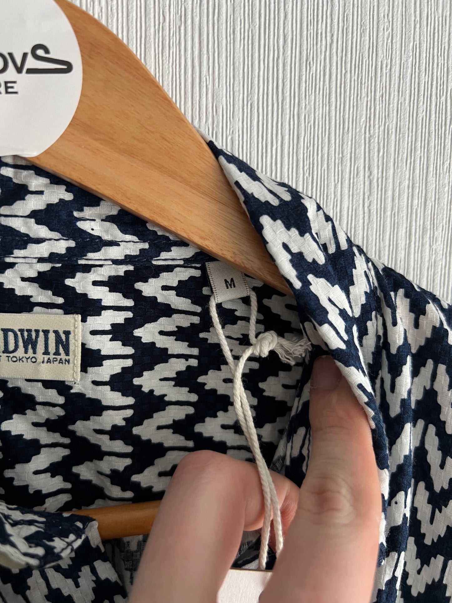 Edwin Nimes Navy Shirt Button up