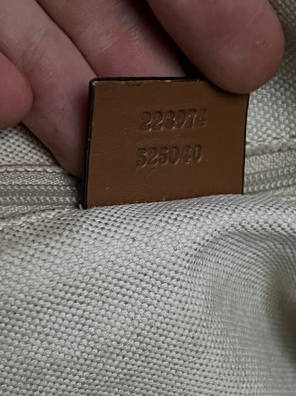 Gucci Blue Denim GG Denim Sukey Medium Handbag Satchel Bag