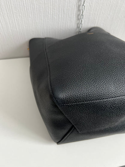 Céline Black Medium Seau Sangle Bucket Bag