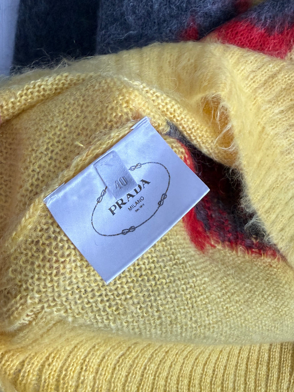 Prada FW18 Flame Mohair Sweater