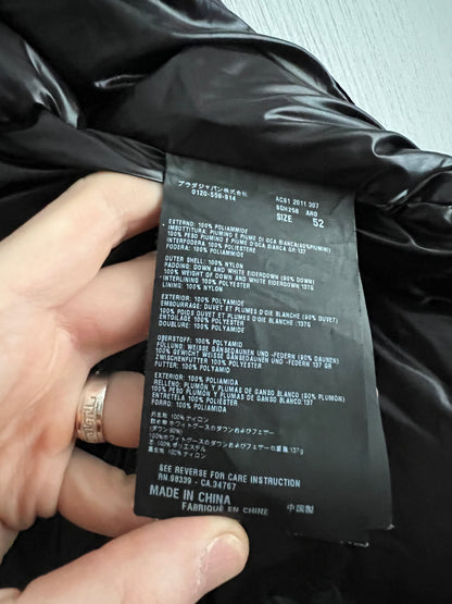 Prada Milano Black Nylon Down Puffer Jacket