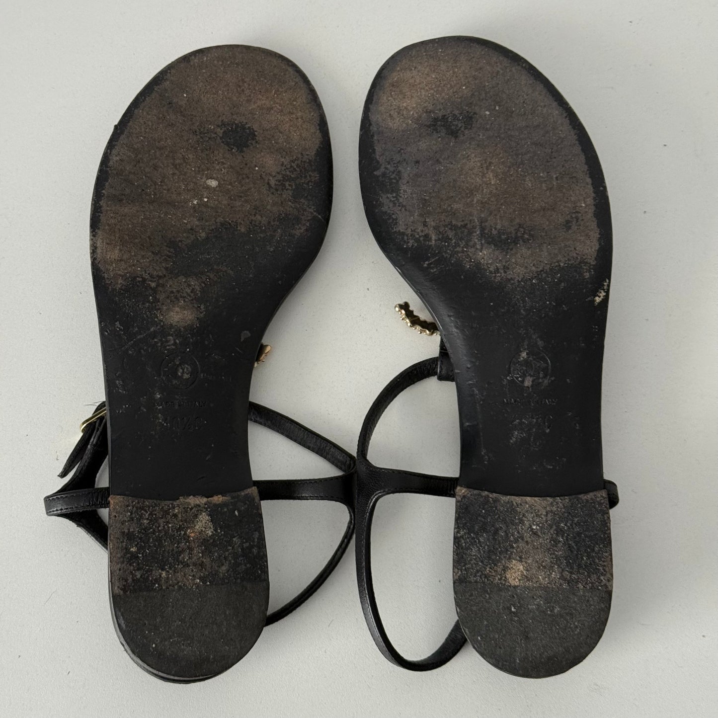 Chanel Jeweled CC Thong Sandals