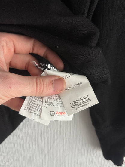 Bape Black Cotton Longsleeve T-shirt