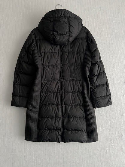Burberry Down Puffer Long Coat Black Jacket