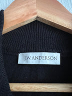 JW Anderson Zip Front Roll Neck Womens Jumper