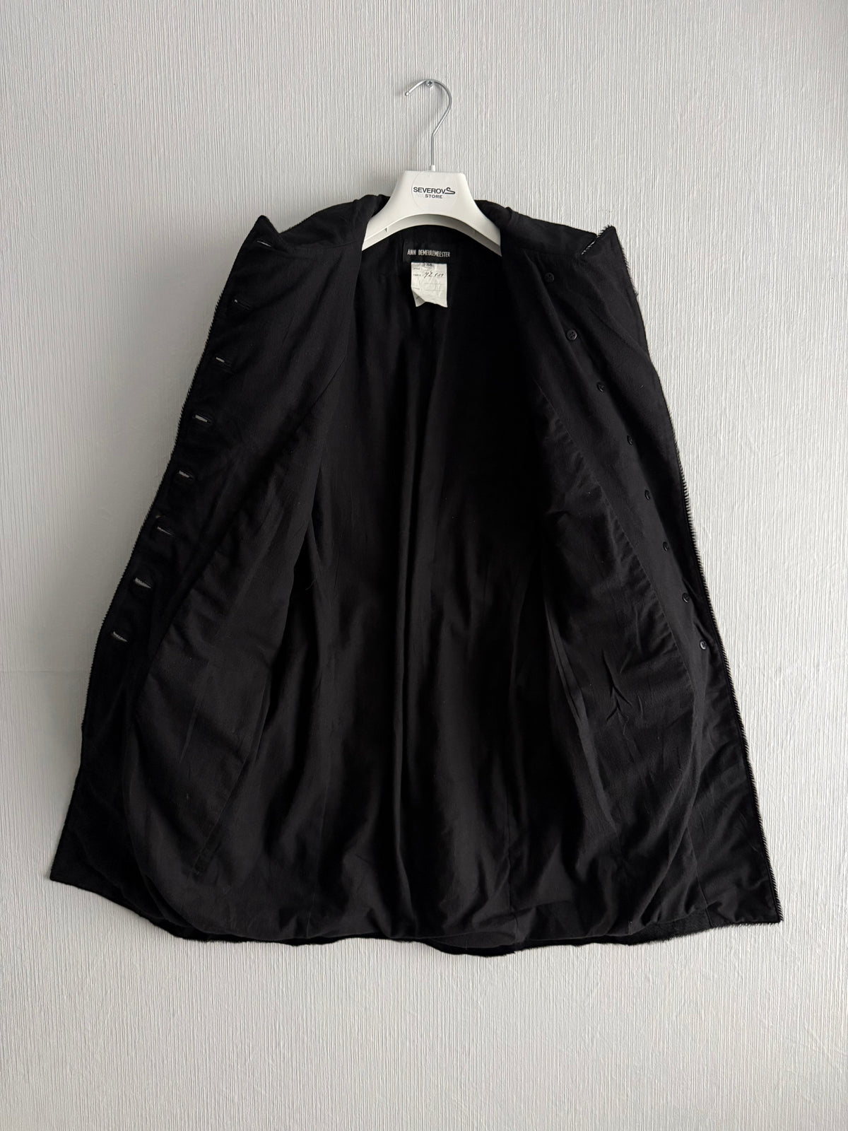 Ann Demeulemeester F/W 2004 Runway Sample Ponyhair Coat
