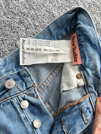 Acne Studios 2021F Light Blue Vintage Mens Denim Pants