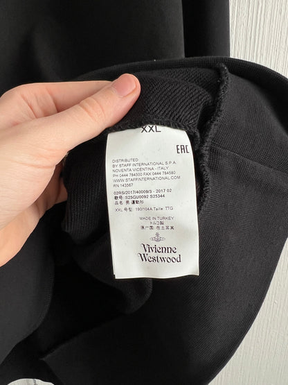 Vivienne Westwood Orb Mens Black Cotton Sweatshirt