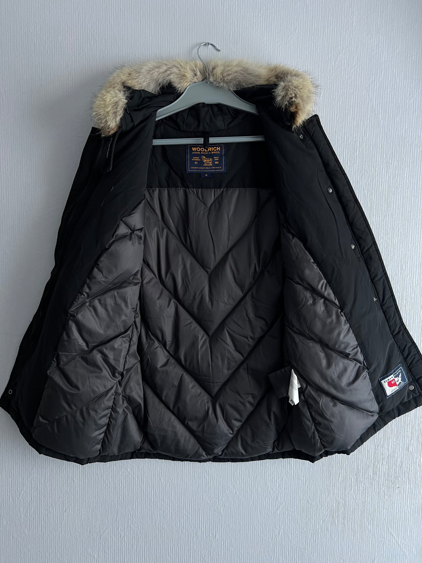 Woolrich Arctic Parka with a fur-trimmed hood