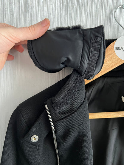 Miu Miu 00s Archive Wool Coat Bondage Belt