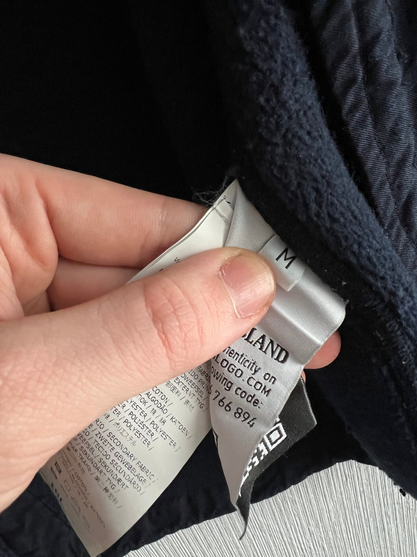 Stone Island Shadow Project AW17 Navy Teddy Fleece Zipped Blazer