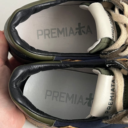 Premiata Mick Var.6419 Mens Navy Suede Shoes