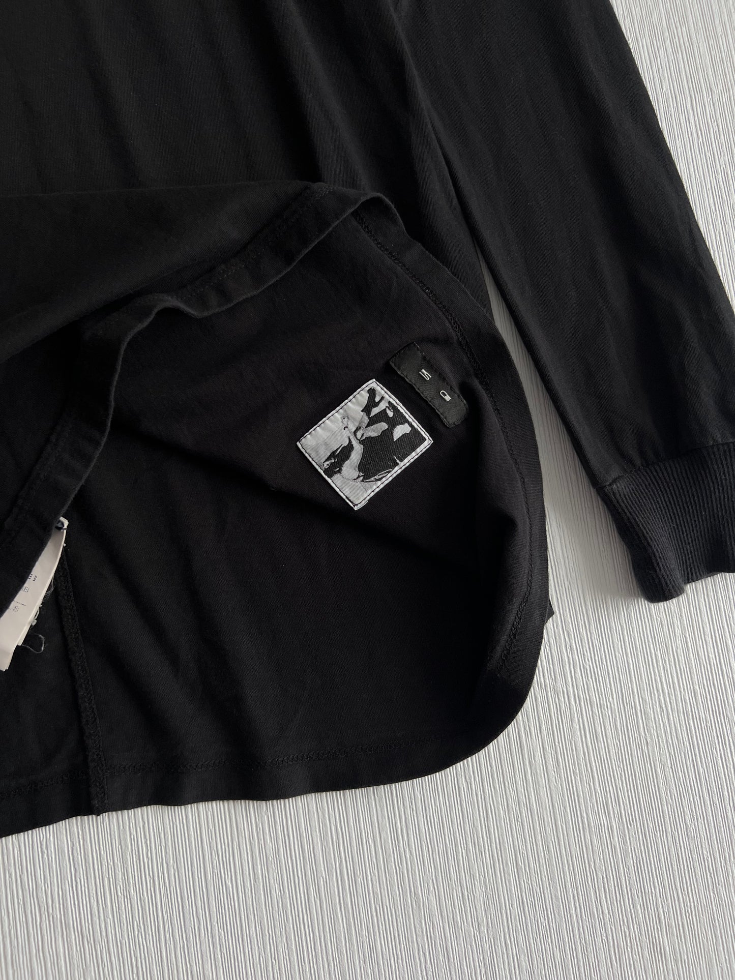 Rick Owens DRKSHDW Long Sleeve Level Logo T-shirt