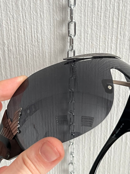 Armani Vintage Mask Oversized Sunglasses