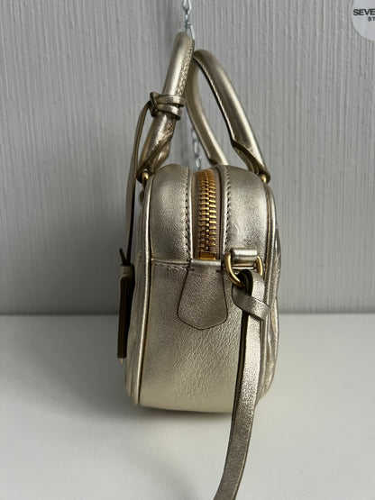 Miu Miu Arcadie Matelassé Nappa Leather Bag in Purite