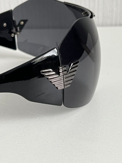 Armani Vintage Mask Oversized Sunglasses