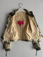 Roberto Cavalli Archive Fitted Moto Jacket