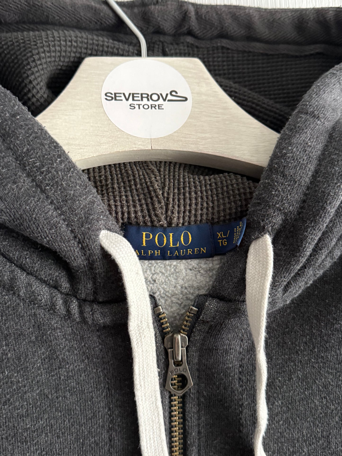 Polo Ralph Lauren Grey Cotton Zip Hoodie