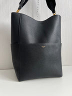 Céline Black Medium Seau Sangle Bucket Bag