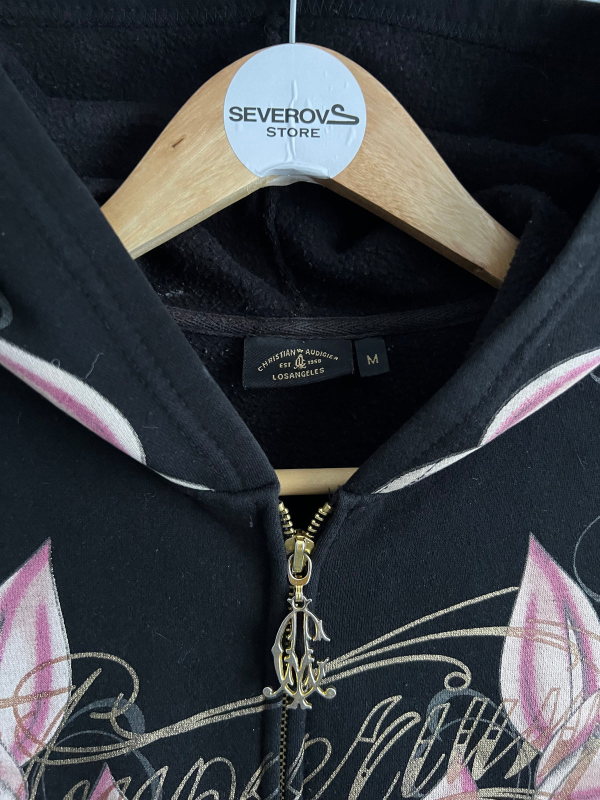 Christian Audigier Women’s Black Zip Hoodie