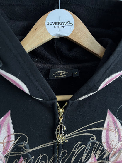 Christian Audigier Women’s Black Zip Hoodie