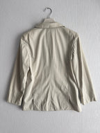 Chanel Beige Lightweight Wool Blazer