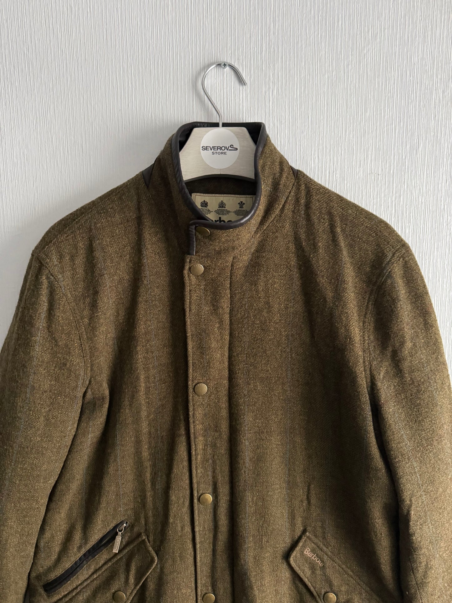 Barbour Wimbrel Olive Wool Tweed Jacket
