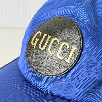 Gucci Off The Grid GG Supreme Baseball Blue Hat