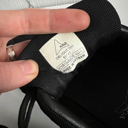 Roa Hiking Oblique Black Mens Trainers Shoes