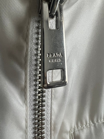 Adidas X Prada RE-Nylon Hooded Track Jacket White