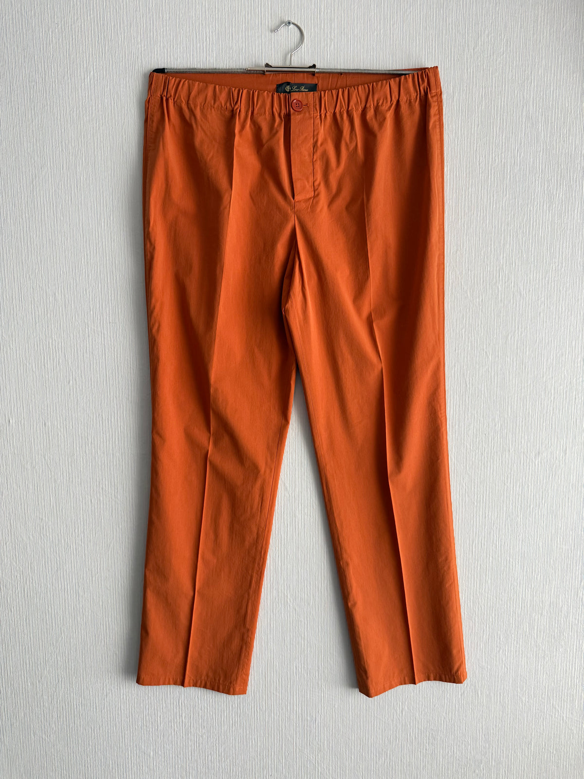 Loro Piana Cotton Silk Blend Trousers