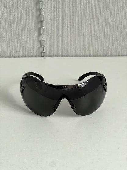 Armani Vintage Mask Oversized Sunglasses