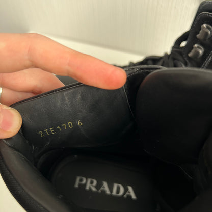 Prada Brushed Spazzolato Leather Brixxen Boots