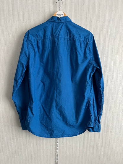 C.P. Company Mens Blue Button Up Shirt